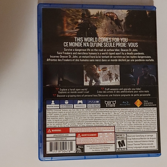 Days gone ( PS4 ) - Picture 3 of 3